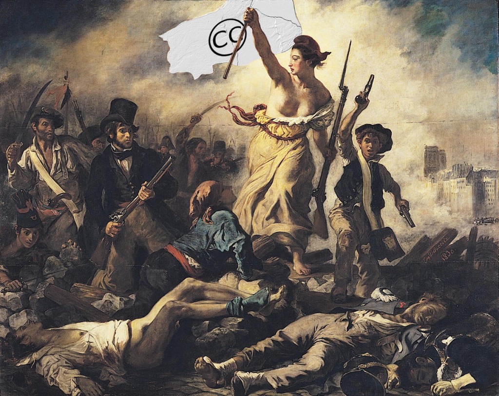 Imagen de la revolución francesa remixada